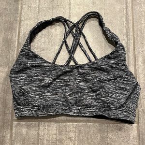 Victoria’s Secret Sport Strappy Mark Gray Sports Bra